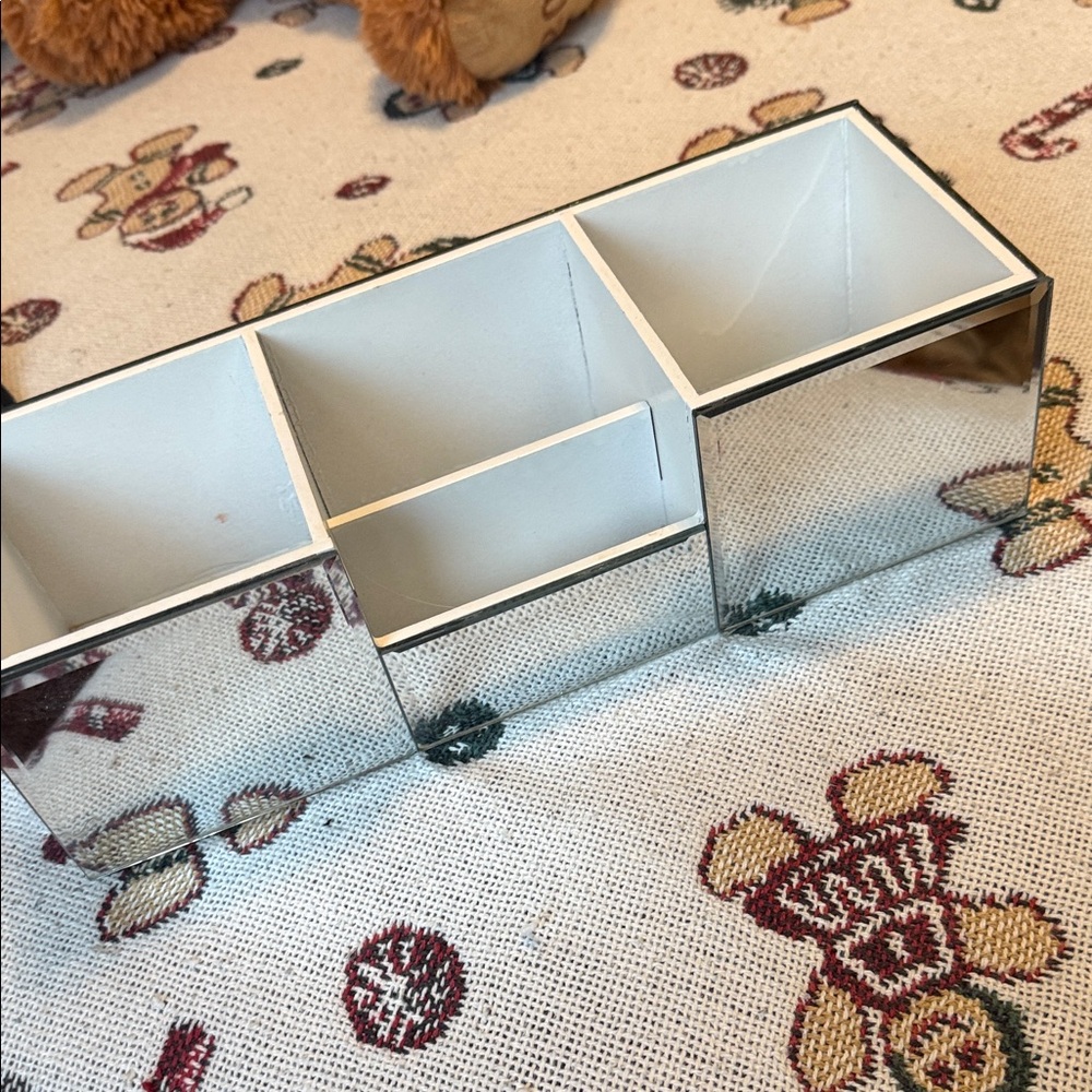Mirrored Desk Organizer